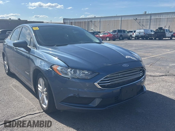 2018 Ford Fusion Hybrid SE with VIN 3FA6P0LU7JR261105, listed as a Copart auction lot 55692065 with 122,782 mi miles and Clean Title. Bid and sale history available at carsss.com. Image 1.