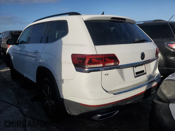 2021 Volkswagen Atlas SE z VIN 1V2DP2CA8MC562311, wystawiony jako Copart lot #76191734 z przebiegiem 34 756 mil mil oraz Szkoda całkowita • Salvage title. Historia ofert i sprzedaży dostępna na DreamBid. Obrazek 2.