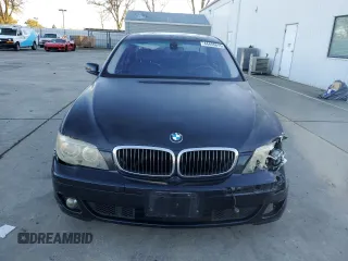 2006 BMW 7 Series 750i with VIN WBAHL83516DT05036, listed as a Copart auction lot 44456615 with 134,056 mi miles and Salvage title. Bid and sale history available at DreamBid. Image 5.