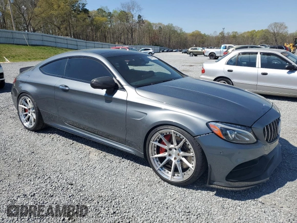 2017 Mercedes-Benz C 63 S AMG with VIN WDDWJ8HB0HF504414, listed as a Copart auction lot 50409255 with Not Provided miles and Salvage Title. Bid and sale history available at carsss.com. Image 4.