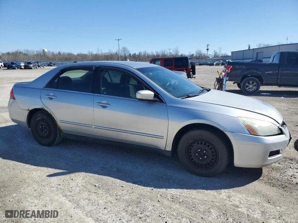 2006 Honda Accord Sdn LX with VIN 1HGCM56446A134572, listed as a Copart auction lot 53642415 with 162,761 mi miles and Salvage Title. Bid and sale history available at carsss.com. Image 4.