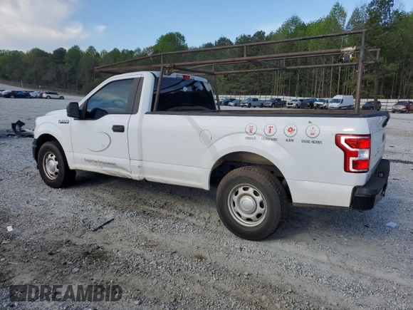 2020 Ford F-150 XL with VIN 1FTMF1C54LKD52729, listed as a Copart auction lot 52511365 with 165,123 mi miles and Clean Title. Bid and sale history available at carsss.com. Image 2.