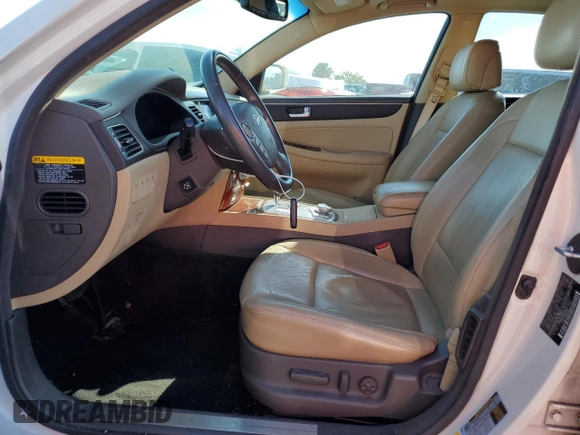 2013 Hyundai Genesis 3.8L with VIN KMHGC4DD0DU231517, listed as a Copart auction lot 74777994 with 129,206 mi miles and Non Repairable. Bid and sale history available at carsss.com. Image 7.