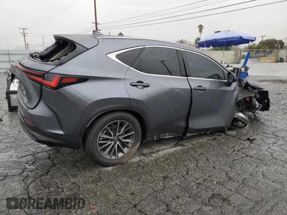 2024 Lexus NX with VIN JTJGKCEZ5R2026755, listed as a Copart auction lot 47994175 with 35,212 mi miles and Salvage Title. Bid and sale history available at carsss.com. Image 3.