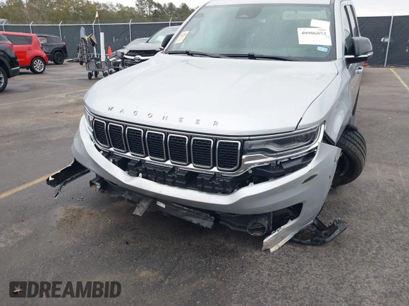 2024 Jeep Wagoneer Series II with VIN 1C4SJUBP5RS116769, listed as a IAAI auction lot 40906852 with 14,327 mi miles and . Bid and sale history available at DreamBid. Image 16.