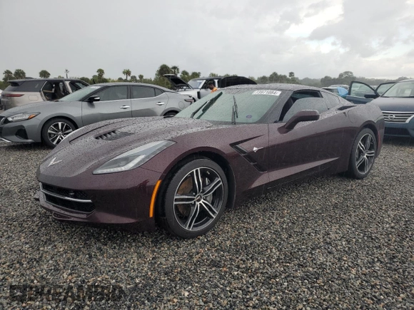 2017 Chevrolet Corvette 2LT z VIN 1G1YD2D78H5112367, wystawiony jako Copart lot #73971084 z przebiegiem Nie podano mil oraz Szkoda całkowita • Salvage title. Historia ofert i sprzedaży dostępna na DreamBid. Obrazek 1.