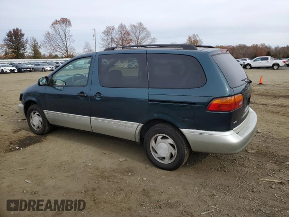 1998 Toyota Sienna LE with VIN 4T3ZF13C2WU002953, listed as a Copart auction lot 80202774 with 259,683 mi miles and Salvage Title. Bid and sale history available at carsss.com. Image 2.