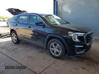 2024 GMC Terrain SLE with VIN 3GKALMEG1RL203587, listed as a Copart auction lot 62960265 with 22,031 mi miles and Salvage title. Bid and sale history available at DreamBid. Image 4.