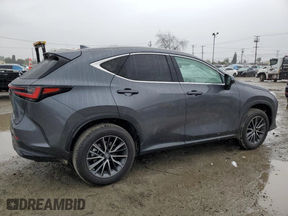 2023 Lexus NX with VIN 2T2GGCEZ0PC019310, listed as a Copart auction lot 48616335 with 11,229 mi miles and Salvage Title. Bid and sale history available at carsss.com. Image 3.