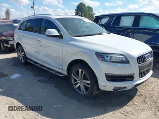 2013 Audi Q7 3.0T Premium Plus with VIN WA1LGBFE7DD005440, listed as a IAAI auction lot 41483398 with 92,668 mi miles. Bid and sale history available at carsss.com. Image 1.