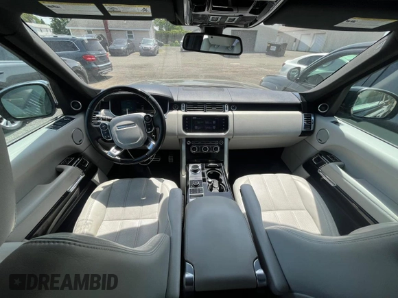 2016 Land Rover Range Rover Supercharged с VIN SALGS2EFXGA301986, выставлен на аукционе Copart как лот 58968845 с пробегом 81 248 миль миль и Чистый • Clean title. История ставок и продаж доступна на DreamBid. Изображение 8.