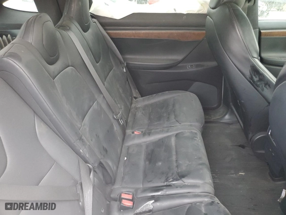 2020 Tesla Model X Long Range with VIN 5YJXCDE24LF250807, listed as a Copart auction lot 83469534 with 71,318 mi miles and Salvage Title. Bid and sale history available at carsss.com. Image 11.
