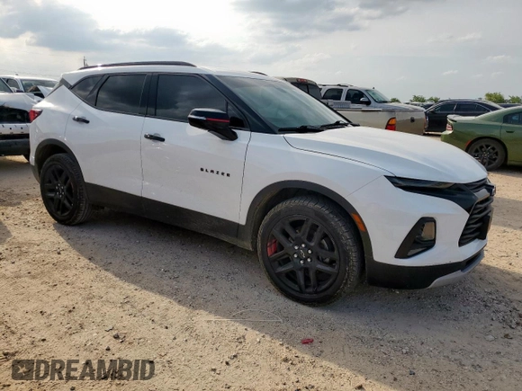 2020 Chevrolet Blazer LT with VIN 3GNKBDR46LS665005, listed as a Copart auction lot 58435965 with 181,120 mi miles and Salvage title. Bid and sale history available at DreamBid. Image 4.