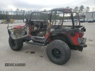 1997 Jeep Wrangler Sport with VIN 1J4FY19S8VP529153, listed as a Copart auction lot 45720935 with 0 mi miles and Salvage Title. Bid and sale history available at carsss.com. Image 2.