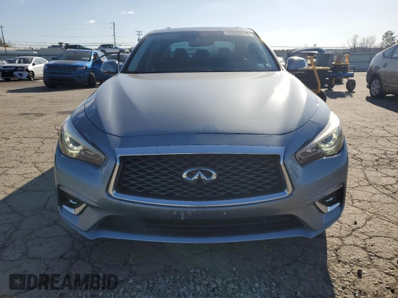 2019 Infiniti Q50 Luxe z VIN JN1EV7AR4KM554346, wystawiony jako Copart lot #53628745 z przebiegiem 57 795 mil mil oraz Szkoda całkowita • Salvage title. Historia ofert i sprzedaży dostępna na DreamBid. Obrazek 5.