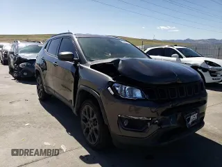 2021 Jeep Compass 80th Anniversary with VIN 3C4NJDEB1MT550319, listed as a Copart auction lot 52038445 with 28,461 mi miles and Salvage title. Bid and sale history available at DreamBid. Image 12.