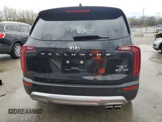 2020 Kia Telluride EX with VIN 5XYP34HCXLG071703, listed as a Copart auction lot 51601905 with 76,529 mi miles and Salvage Title. Bid and sale history available at DreamBid. Image 6.