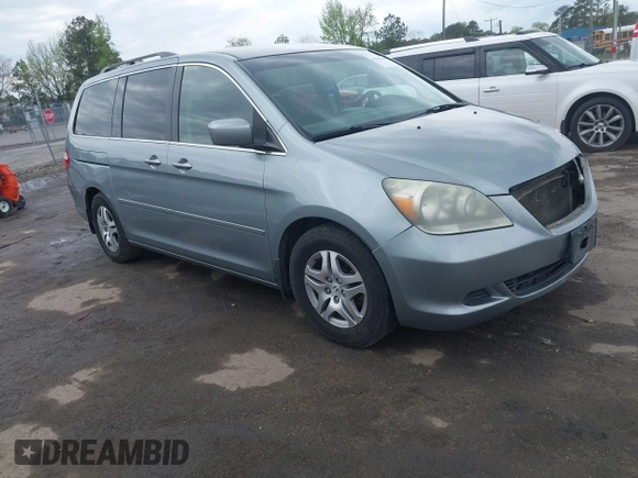 2007 Honda Odyssey EX with VIN 5FNRL38487B018720, listed as a IAAI auction lot 42041940 with 388,509 mi miles and . Bid and sale history available at DreamBid. Image 1.