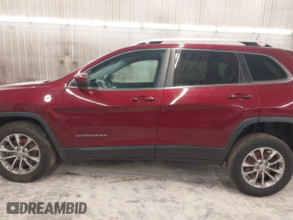 2019 Jeep Cherokee Latitude Plus with VIN 1C4PJMLX0KD185576, listed as a IAAI auction lot 40929611 with 105,546 mi miles and . Bid and sale history available at DreamBid. Image 15.