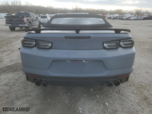 2022 Chevrolet Camaro 2SS with VIN 1G1FH3D78N0100780, listed as a Copart auction lot 84434434 with 25,074 mi miles and Salvage Title. Bid and sale history available at carsss.com. Image 6.