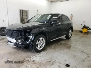 2018 Audi Q5 Premium with VIN WA1ANAFY1J2161661, listed as a Copart auction lot 55223385 with 60,554 mi miles and Salvage Title. Bid and sale history available at DreamBid. Image 1.