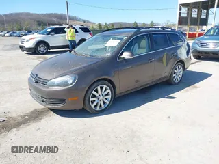 2011 Volkswagen Jetta SportWagen TDI with VIN 3VWML7AJ0BM638836, listed as a IAAI auction lot 41830535 with 166,775 mi miles. Bid and sale history available at carsss.com. Image 2.