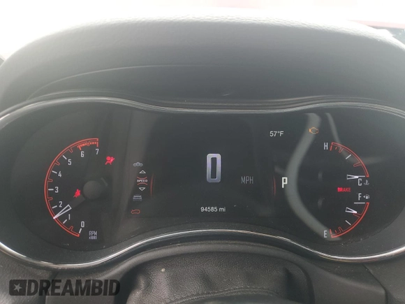 2017 Dodge Durango Citadel with VIN 1C4SDJET0HC799083, listed as a Copart auction lot 85513934 with 94,585 mi miles and Salvage Title. Bid and sale history available at DreamBid. Image 9.
