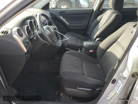 2005 Pontiac Vibe with VIN 5Y2SL63855Z407576, listed as a Copart auction lot 77861314 with 210,835 mi miles and Salvage Title. Bid and sale history available at carsss.com. Image 7.