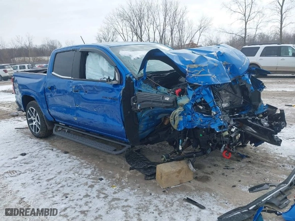 2023 Chevrolet Colorado 4WD Z71 with VIN 1GCPTDEK6P1232288, listed as a IAAI auction lot 41391309 with 1 mi miles. Bid and sale history available at carsss.com. Image 1.