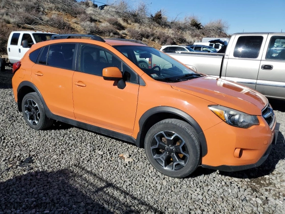2014 Subaru XV Crosstrek Premium with VIN JF2GPACC7EG322401, listed as a Copart auction lot 86399334 with 76,123 mi miles and Salvage Title. Bid and sale history available at carsss.com. Image 4.