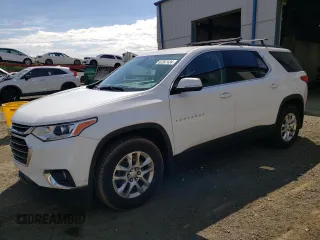 2021 Chevrolet Traverse LT Leather with VIN 1GNEVHKW9MJ235799, listed as a Copart auction lot 62267434 with 54,602 mi miles and Salvage Title. Bid and sale history available at carsss.com. Image 1.