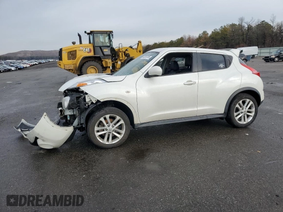 2014 Nissan Juke SV with VIN JN8AF5MV1ET360040, listed as a Copart auction lot 43237315 with Not Provided miles and Salvage Title. Bid and sale history available at DreamBid. Image 1.