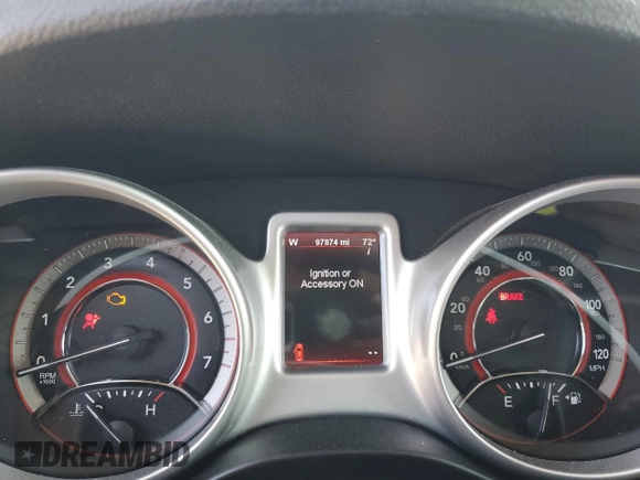 2012 Dodge Journey GT with VIN 3C4PDCEG8CT282678, listed as a Copart auction lot 49388965 with 97,874 mi miles and Clean Title. Bid and sale history available at DreamBid. Image 9.