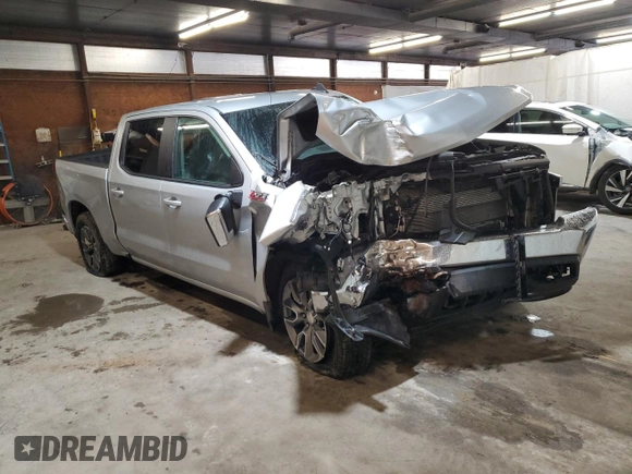 2021 Chevrolet Silverado 1500 LT with VIN 1GCUYDET7MZ189364, listed as a Copart auction lot 83986924 with 0 mi miles and Salvage Title. Bid and sale history available at carsss.com. Image 4.