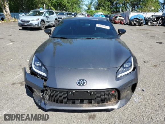 2022 Toyota GR86 Premium with VIN JF1ZNBF19N8756140, listed as a Copart auction lot 69500794 with 17,105 mi miles and Salvage Title. Bid and sale history available at carsss.com. Image 5.
