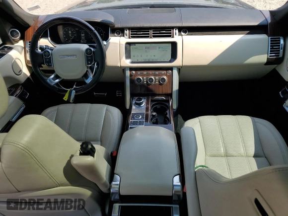 2017 Land Rover Range Rover z VIN SALGS5FE6HA346433, wystawiony jako Copart lot #59935885 z przebiegiem 82 931 mil mil oraz Szkoda całkowita • Salvage title. Historia ofert i sprzedaży dostępna na DreamBid. Obrazek 8.
