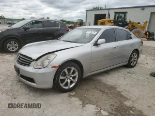 2005 Infiniti G35 with VIN JNKCV51F75M315293, listed as a Copart auction lot 54776775 with Not Provided miles and Clean Title. Bid and sale history available at carsss.com. Image 1.
