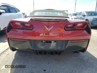 2014 Chevrolet Corvette 3LT with VIN 1G1YF3D77E5114705, listed as a Copart auction lot 75077984 with 0 mi miles and Salvage Title. Bid and sale history available at carsss.com. Image 6.