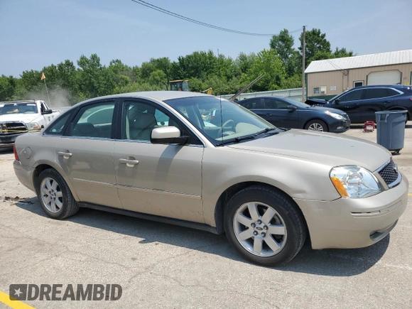 2005 Ford Five Hundred SEL with VIN 1FAFP24165G104114, listed as a Copart auction lot 60530235 with Not provided miles and Salvage title. Bid and sale history available at DreamBid. Image 4.