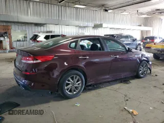 2019 Kia Optima S with VIN 5XXGT4L39KG338873, listed as a Copart auction lot 54081885 with 45,099 mi miles and Clean Title. Bid and sale history available at carsss.com. Image 3.