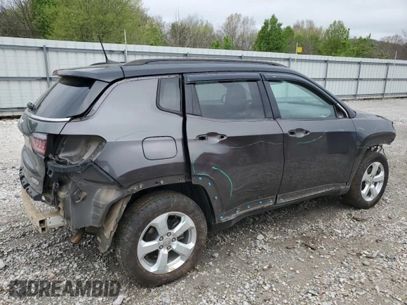 2018 Jeep Compass Latitude with VIN 3C4NJDBB3JT290652, listed as a Copart auction lot 50723415 with 69,579 mi miles and Salvage Title. Bid and sale history available at DreamBid. Image 3.