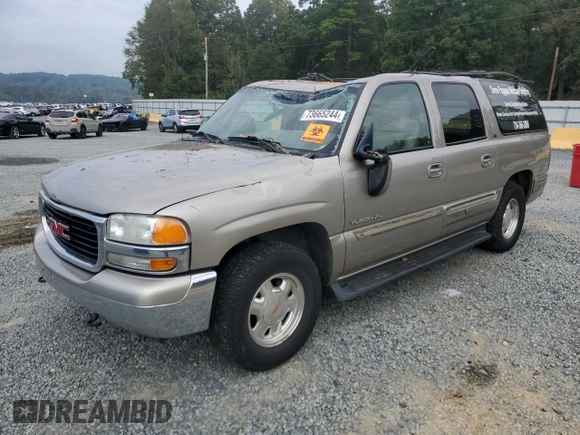 2001 GMC Yukon XL SLT with VIN 3GKEC16T51G248329, listed as a Copart auction lot 73665244 with 247,002 mi miles and Salvage Title. Bid and sale history available at carsss.com. Image 1.