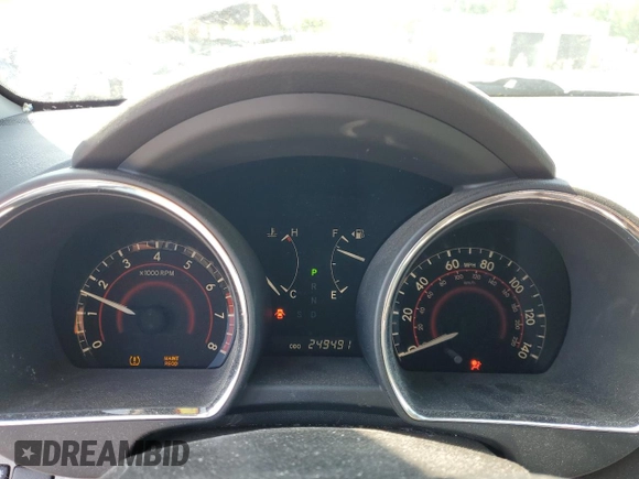 2008 Toyota Highlander with VIN JTEES41AX82024283, listed as a Copart auction lot 57253555 with 249,491 mi miles and Clean title. Bid and sale history available at DreamBid. Image 9.