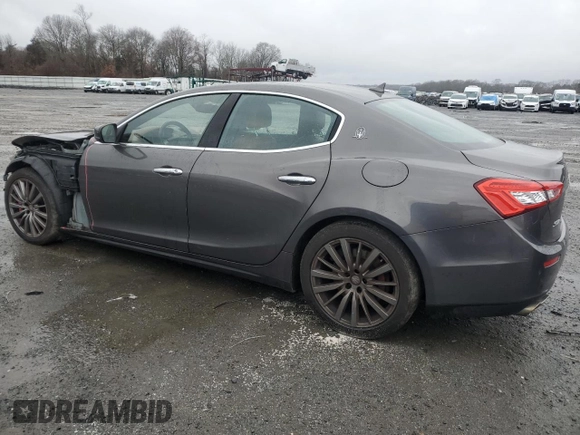 2017 Maserati Ghibli S Q4 z VIN ZAM57RTA4H1248389, wystawiony jako Copart lot #85218514 z przebiegiem 68 272 mil mil oraz Szkody całkowita. Historia ofert i sprzedaży dostępna na DreamBid. Obrazek 2.