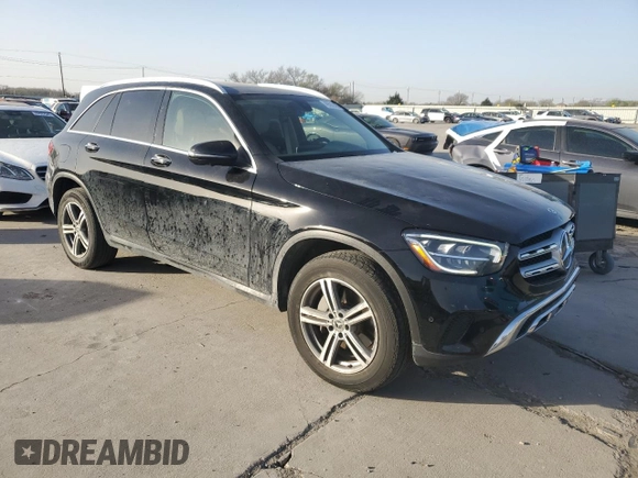 2021 Mercedes-Benz GLC 300 with VIN W1N0G8DB2MF869765, listed as a Copart auction lot 49592695 with 91,682 mi miles and Clean title. Bid and sale history available at DreamBid. Image 4.