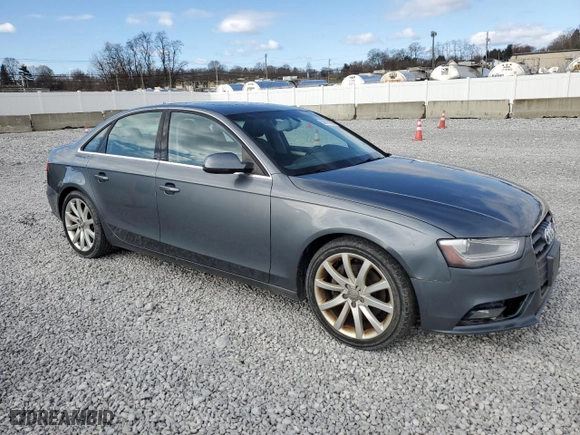 2013 Audi A4 Premium Plus with VIN WAUFFAFL2DN006050, listed as a Copart auction lot 50873895 with 216,240 mi miles and Clean Title. Bid and sale history available at carsss.com. Image 4.