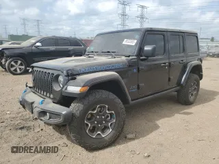 2022 Jeep Wrangler Unlimited Rubicon with VIN 1C4JJXR63NW177826, listed as a Copart auction lot 56532665 with 24,652 mi miles and Salvage title. Bid and sale history available at DreamBid. Image 1.