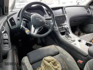 2019 Infiniti Q50 3.0t LUXE with VIN JN1EV7AR3KM593493, listed as a Copart auction lot 52400135 with 0 mi miles and Non Repairable. Bid and sale history available at carsss.com. Image 8.