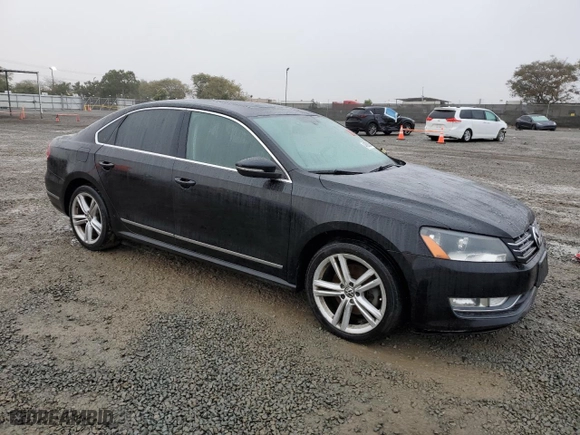 2012 Volkswagen Passat TDI SEL Premium with VIN 1VWCN7A38CC053917, listed as a Copart auction lot 44650825 with 148,826 mi miles and Clean Title. Bid and sale history available at carsss.com. Image 4.