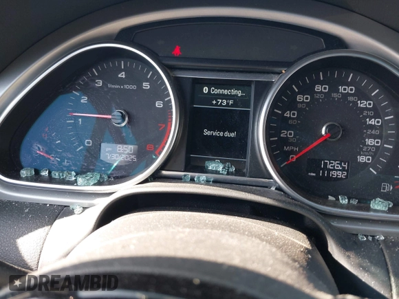 2015 Audi Q7 S line Prestige with VIN WA1DGAFE2FD014905, listed as a IAAI auction lot 42790841 with 111,992 mi miles and . Bid and sale history available at DreamBid. Image 7.